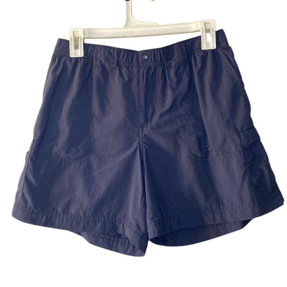 Columbia Walnut River Cargo Shorts Women’s Medium Navy Blue Lightweight Outdoor